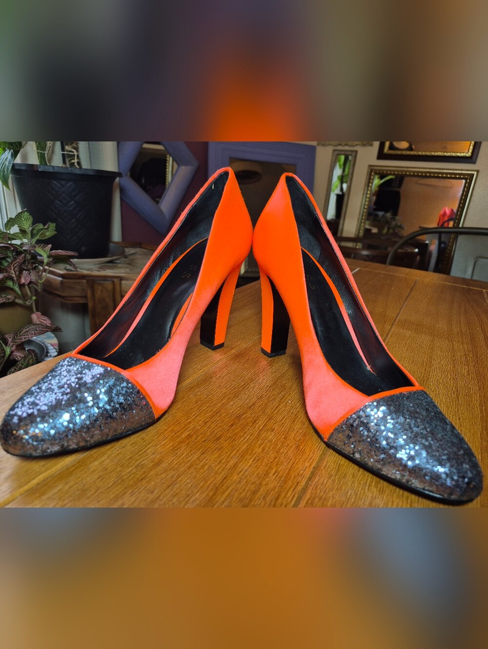 Reiss Glitter Toe Pumps - Size 39 (US 8.5) - Picture 2 of 7